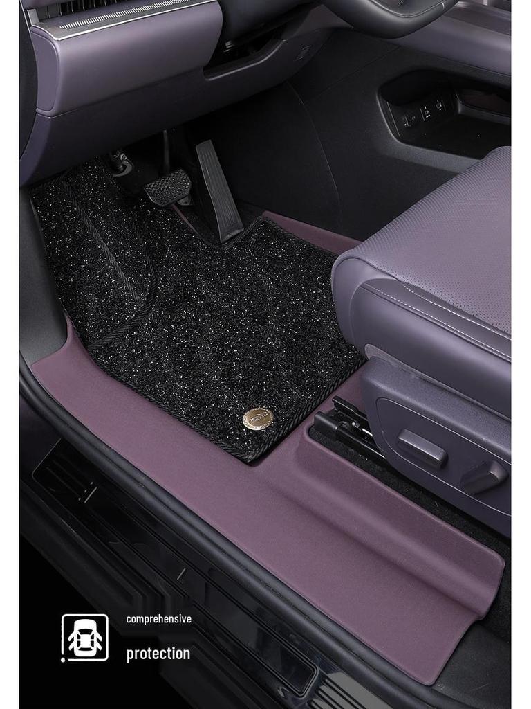 Коврики на пороги и пол Leapmotor C10 из ТПЭ: Модель 25/26, Полное покрытие, Двухслойный, Цвет оригинального автомобиля, Устойчив к грязи и износу.