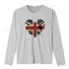 Стильная Футболка Хлопковая Мужская с Британским Флагом Union Jack Команда GB Великобритания винтажная Стирка дизайнерская одежда Дышащая