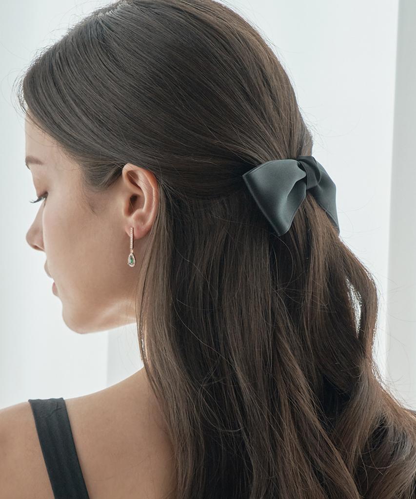 Заколка для волос Ellejewelry с черной лентой Elhp004