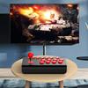 Wireless PC Game Joystick Controller Bluetooth-Compatible Arcade Game Fight Stick Console Rocker for PS4/PS3/Xbox One/Switch/PC
