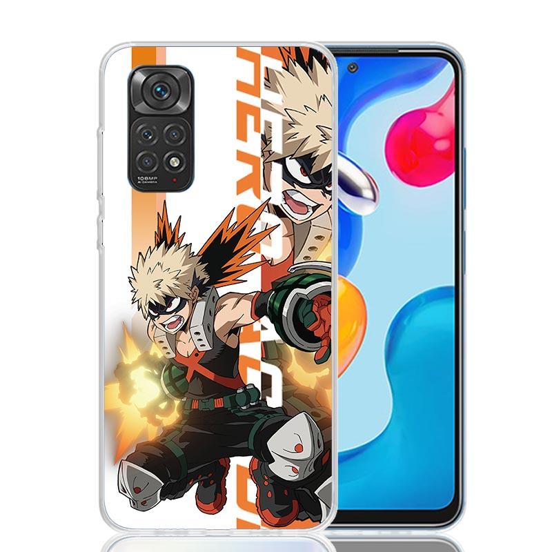 My Hero MHA Art Phone Case For Xiaomi Redmi Note 15 14 13 12S 12 Pro Plus 11S 11E 11 11T 10S 10 Art Soft Pattern Cover Redmi Not
