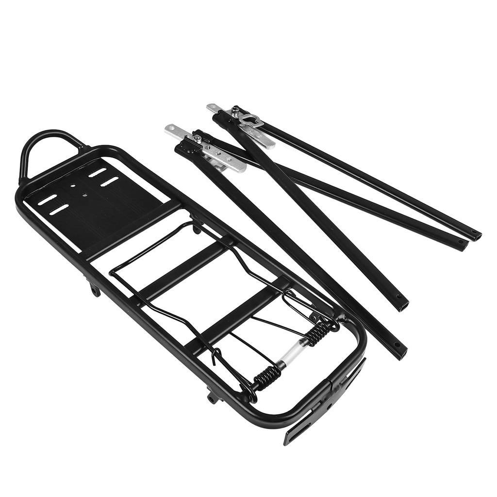 Rear Bike Rack Cargo Rack 154lb Load Aluminium Alloy Touring Carrier for V Brake Disc Brake MTB