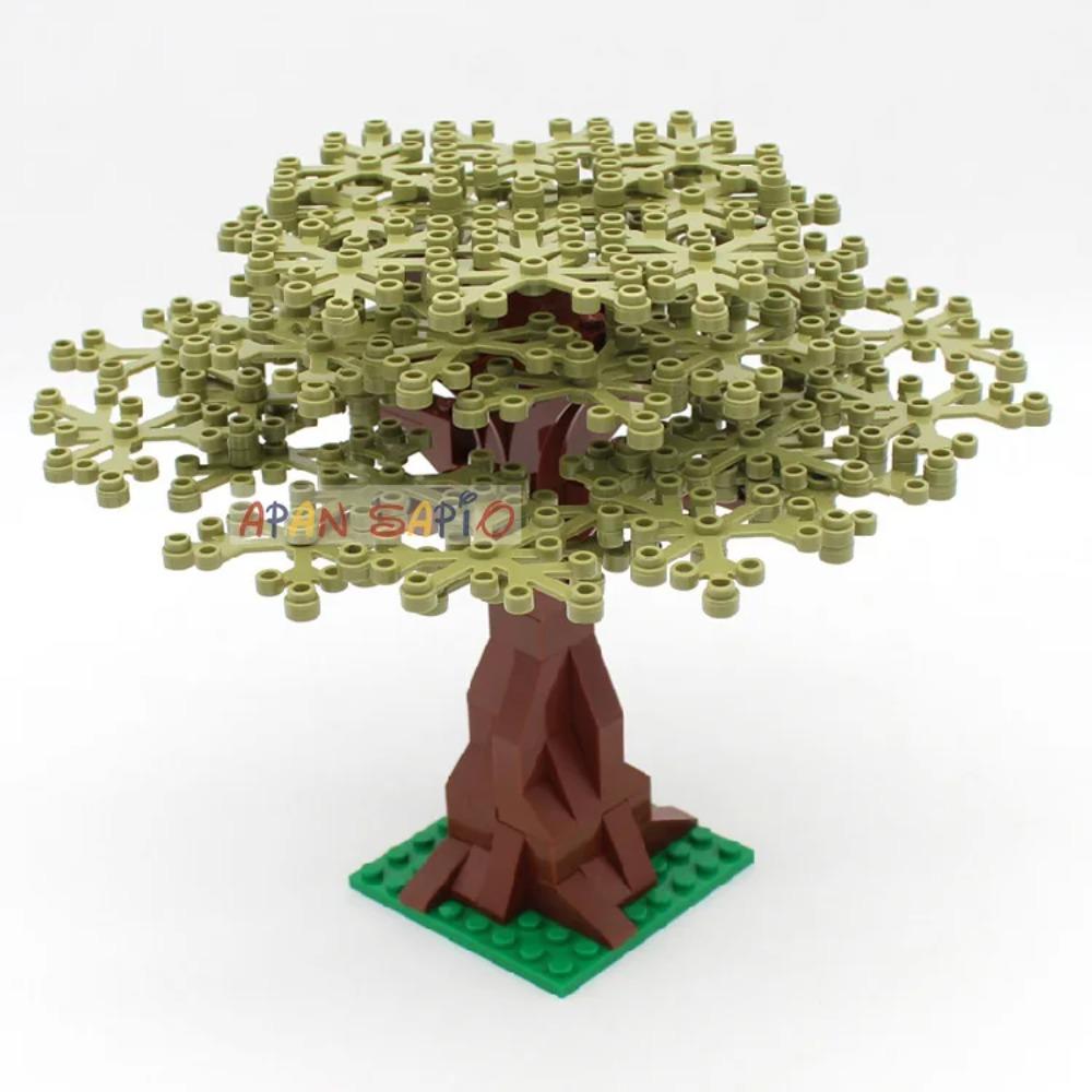 DIY Building Blocks Garden Plants Tree 7Color Educational Creative Figures Bricks Size Compatible With Brands Toys for Children
