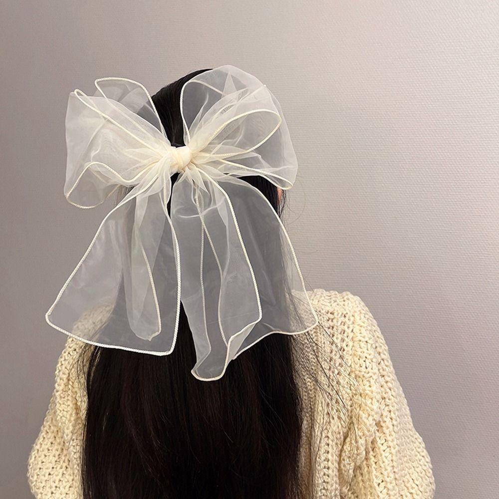 Заколки-заколки Balletcore Bow Hair Clip корейский стиль головной убор Лента-бантик Женские аксессуары для волос