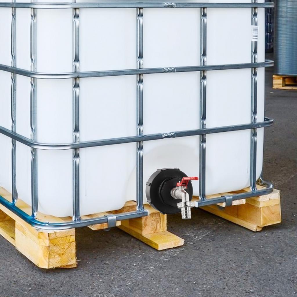 IBC Tote Tank Hose Valve Adapter for Efficient Garden Irrigation Tasks