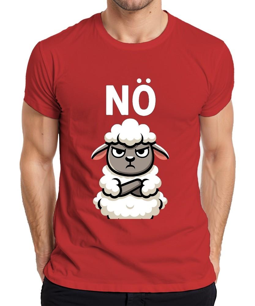 Ne Sheep Grumpy Sarcastic Grim Cartoon Farm Gift Unisexs TShirt