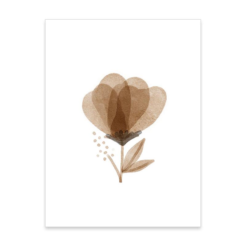 Cartoon Elephant Giraffe Cute Watercolor Poster Canvas Painting Nursery Wall Art Print Picture Kids Boys Girls Room Home Decor