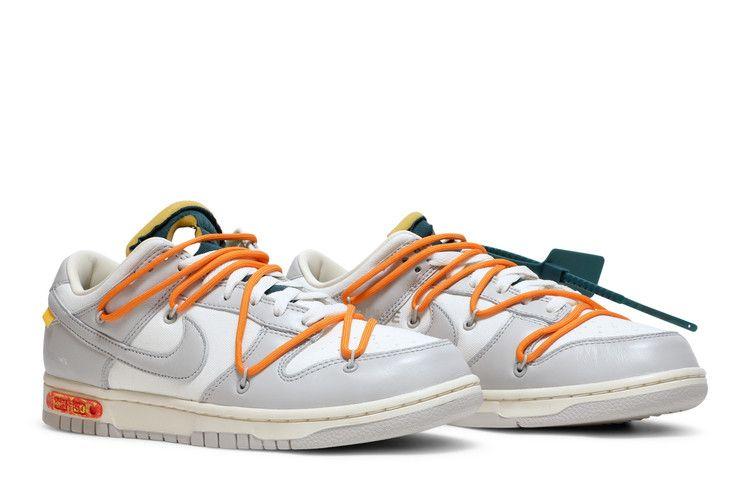Men's Sneakers Nike Dunk Low Off-White Lot 44 Sail/Neutral Grey-Alpha Orange