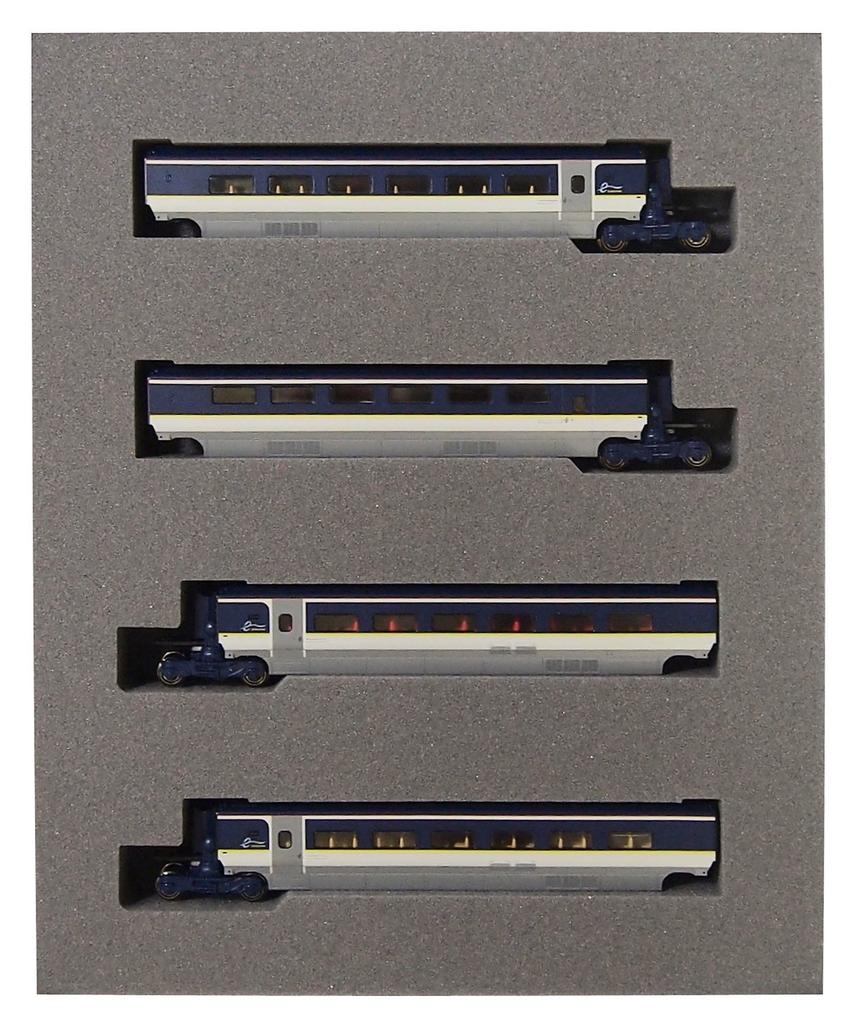 KATO Модель поезда N-Gauge Eurostar New Paint 4-Car Set 10-1298
