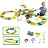 Children's DIY Electric Racing Car & LED Train Educational Toy Set