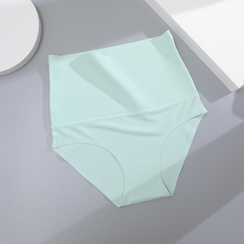 FINETOO Высокая талия бесшовные корректирующие трусики антибактериальные женское нижнее белье мягкие трусы с промежностью для женского нижнего белья корректирующее белье