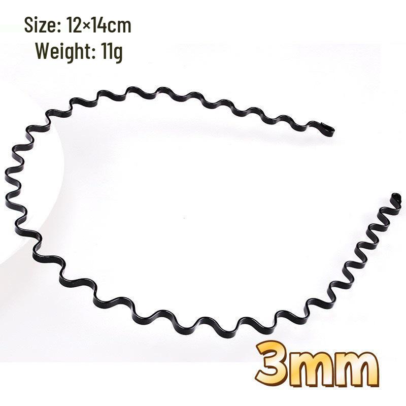 Универсальная стальная проволочная повязка на голову для мужчин и женщин: Трендовый, Невидимый и Идеальный для Спорта, Зачесанные Назад Волосы или Укладки Выбивающихся Волос.