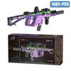 MOC Военный MP5 KSV M4A1 ARP-9 Модель Автомата Строительные Блоки DIY Оружие Микро Кирпичи Игрушка Ребенок Мальчик Рождественский Подарок