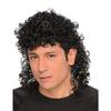 Men's Curly Mullet Wig