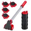 Furniture Lift Mover, Furniture Mover with 4 Wheels and Lifter Kit, Furniture Slides for Safe and Easy Movement of Furniture Sofas On Hardwood Floors