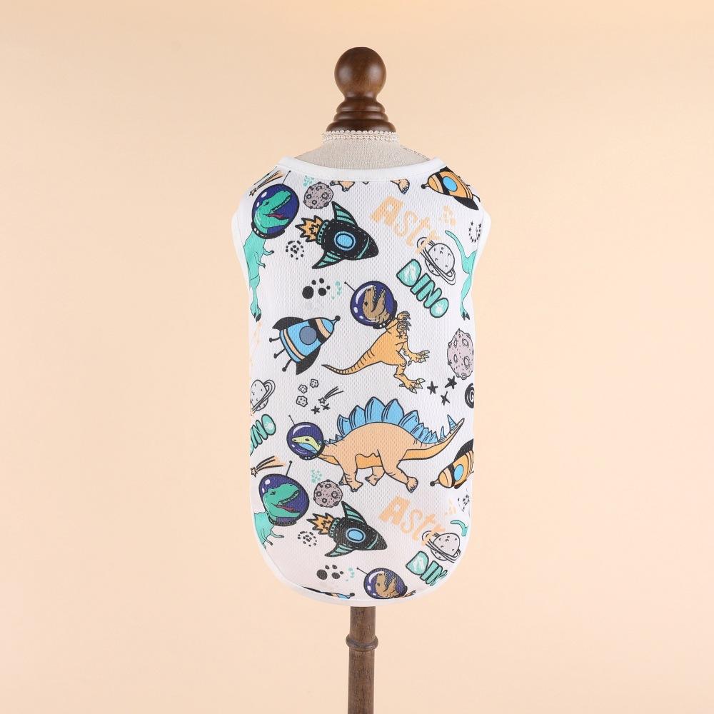 Thin Spring Puppy Dog Vest Teddy Cat Pet Clothes Cat Summer Magic Fight Small Puppy Bigbear Summer Clothes