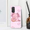 Cute Axolotl Kawaii Phone Case For Xiaomi Redmi Note 15 13 14S 14 Pro Plus 12S 11S 10S 12 11E 10 11T Art Fundas Back Cover Redmi