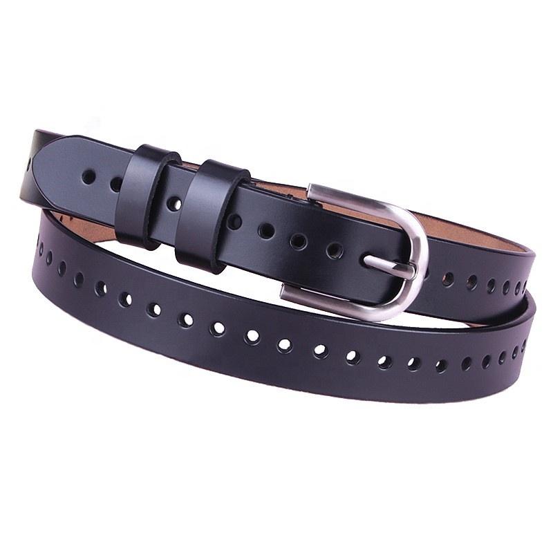 Genuine Leather Belts Leather Belt Premium Leather Straps Multi-Color Perforated Design Accessory for Stylish Daily Outfits