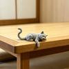 Фигурка ленивого спящего кота 3D-печать Мягкая Милая Настольное украшение Моделирование Настольное украшение для крепления на монитор