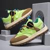 Тренд весна 2025 толстая подошва новые туфли мужские кожаный верх с увеличением роста спортивная и повседневная обувь модная обувь студенческие мужские модели