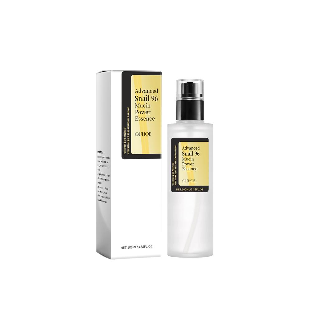 Snail Mucin Essence 100ml Hydrating Booster Deep Moisture Revitalize Dull Skin Soothing Face Treatment Glow Essence for Dry Skin less