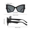 Non-polarized Vintage Trendy Colorful Butterfly Sunglasses Women For Female Luxury Brand Designer Sun Glasses Punk Popular Sexy Shades