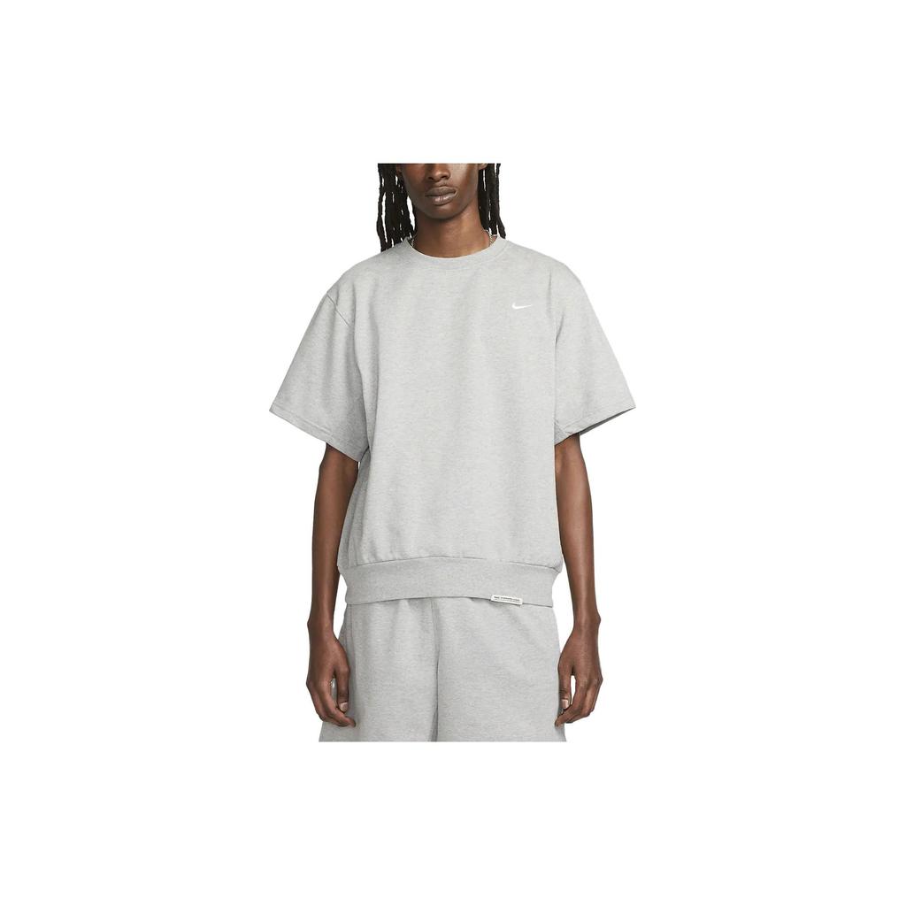 Nike Dri-FIT Standard Issue, пуловер с логотипом и круглым вырезом, футболка с короткими рукавами, мужские топы, темно-серый DX0328-063