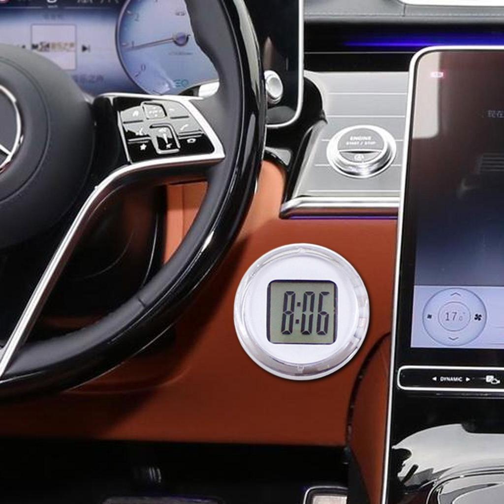 Часы на руль мотоцикла, автомобильные мини-электронные часы, часы на приборную панель скутера