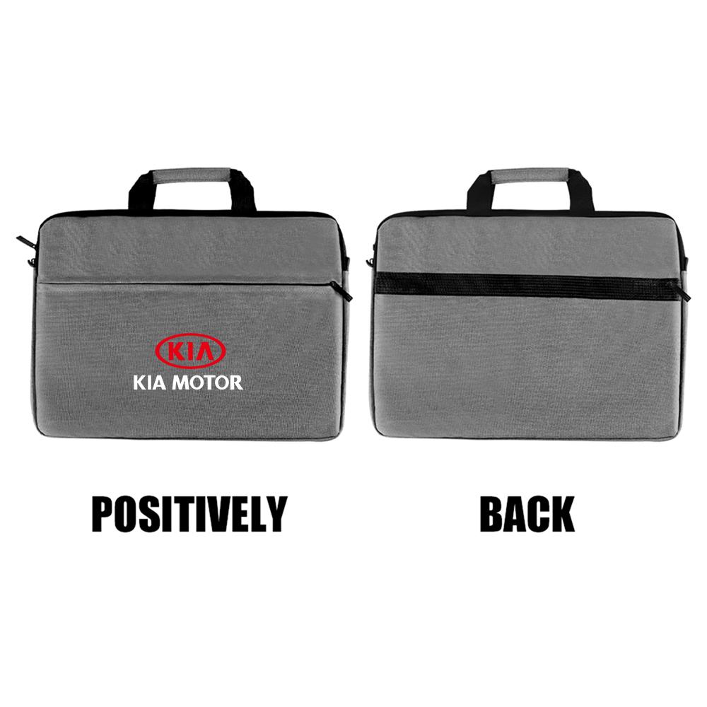 2026 Hot Car Sticker Fashion Tablet Waterproof Portable Travel Carrying Bag Computer Handbag For KIA KN Rio Sportage Cerato Soul