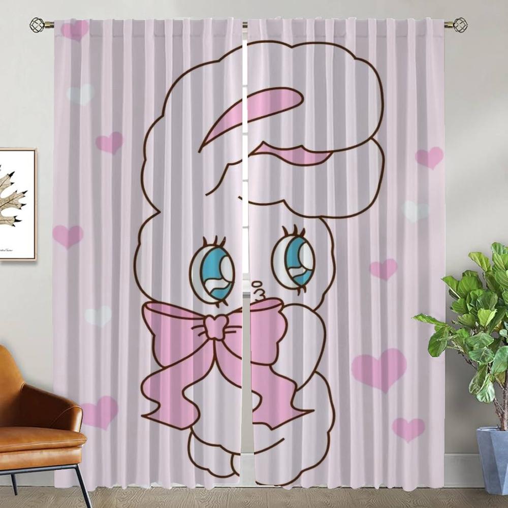 Blackout Kitchen Curtains Child Room EstherBunnyS Curtains for Bedroom Window Curtain Partition Halloween Decoration Shades Home