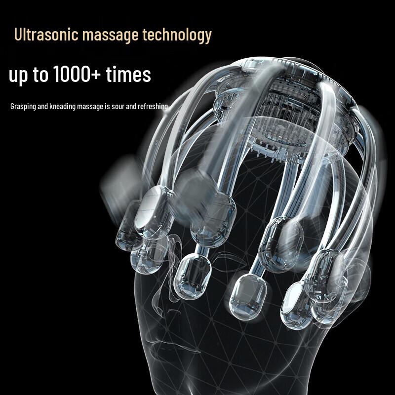 HEZHENG HZ-RELAX-3 Wireless Electric Head Massager