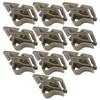 10 Pcs Lightweight Hydration Tube Clips Adjustable Water Tube Clip Durable Backpack Buckle  Outdoor