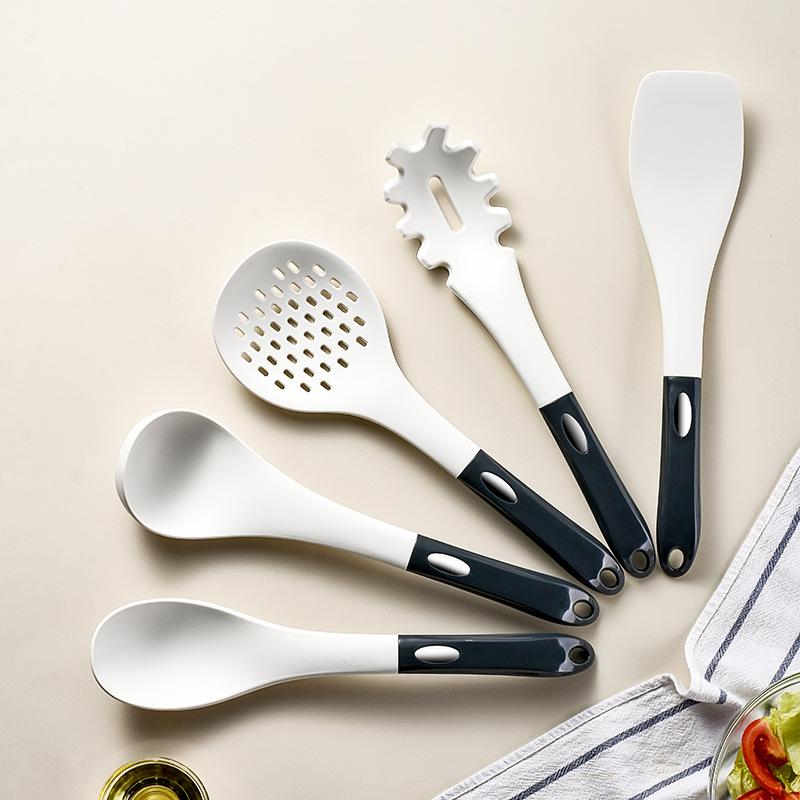 6 шт. силиконовые кухонные принадлежности термостойкие антипригарные кухонные принадлежности инструменты для выпечки с местом для хранения соответствующие подвесные инструменты