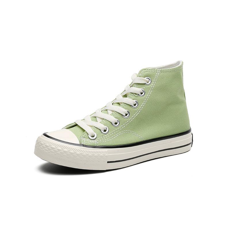 Трижды вулканизированные парусиновые туфли реплика высокие кеды пара повседневная обувь корейская версия универсальные студенческие кеды мужские