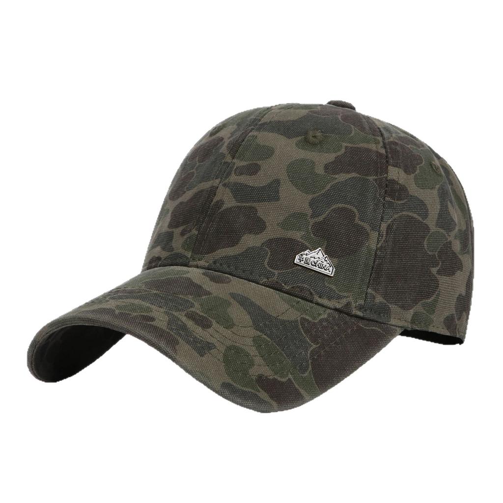 Sports Retro Camouflage Baseball Cap Men'S And Women'S Versatile Soft Top Sunscreen Sunshade Cap Trendy Tooling Wind Outdoor