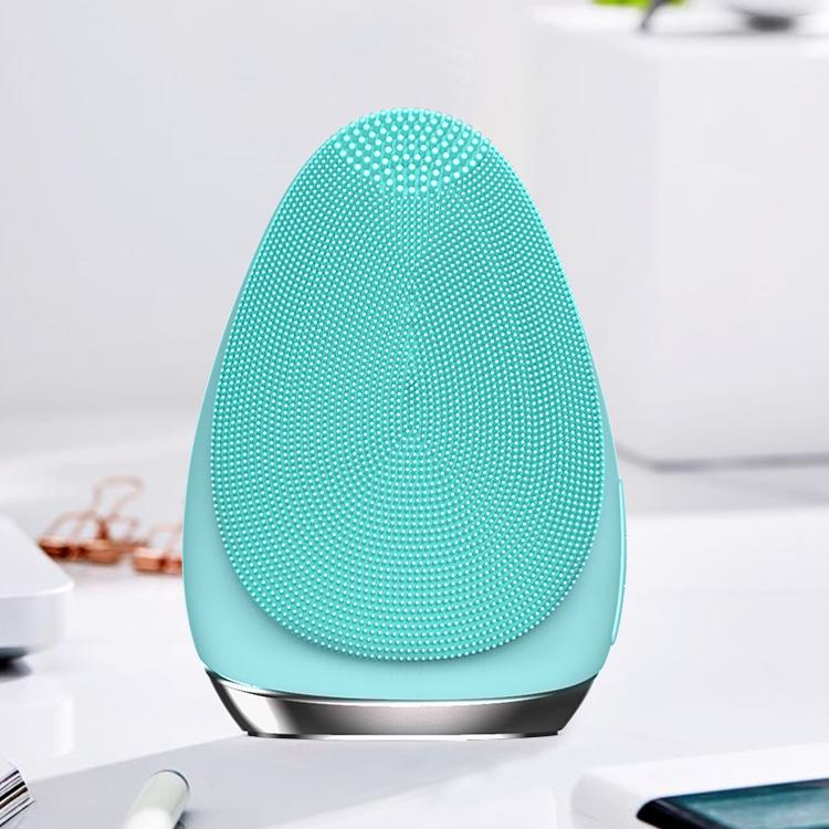 Portable Facial Cleansing Brush Silicone Electric Deep Cleaning Exfoliating Brush Skin Care Tool
