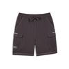Li Ning X Forbidden City Baoyun Building Co-Branded Loose Shorts Unisex Shorts Sandalwood-Black AKSQ375-1
