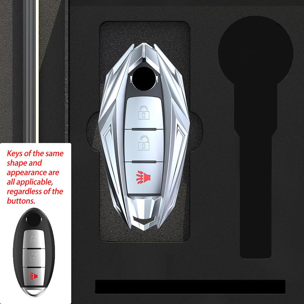 Zinc Alloy Car Key Cover Case For Nissan Juke Leaf Micra K12 Note Patrol Qashqai J11 J10 Tiida Versa X-Trail Xtrail X Trail T32