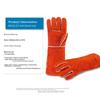 Welding Gloves, Cat And Dog Scratch-Resistant, Tear-Resistant, Wear-Resistant, Anti-Scalding, Spark-Splashing, High-Temperature Resistant, 40CM
