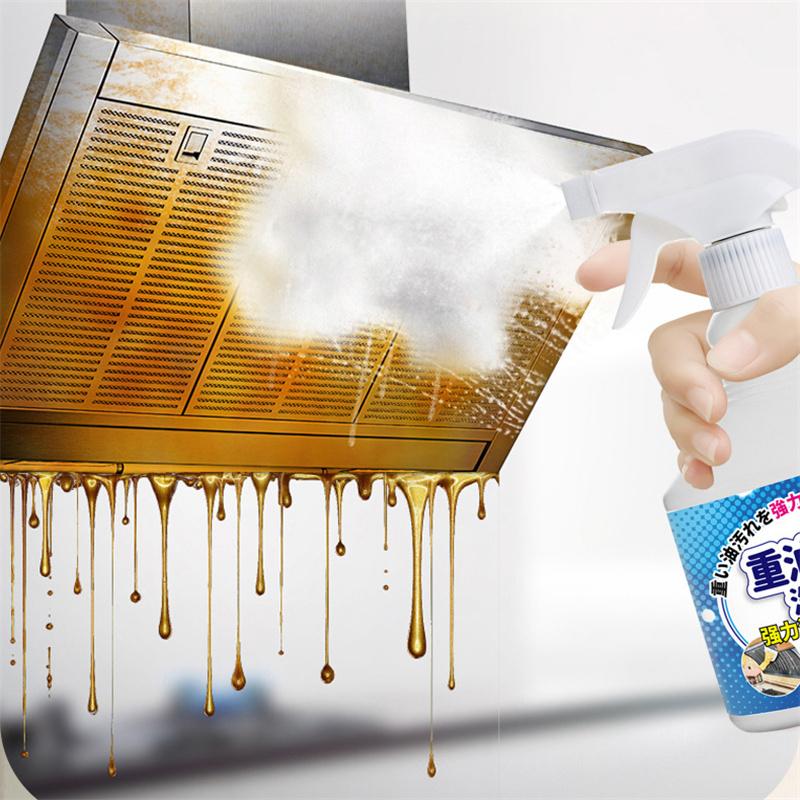 Сверхмощный обезжириватель спрей Самое сильное средство для чистки кухни от жира Плита Вытяжка Духовка Удаляет пригоревший жир Безопасен для нержавеющей стали