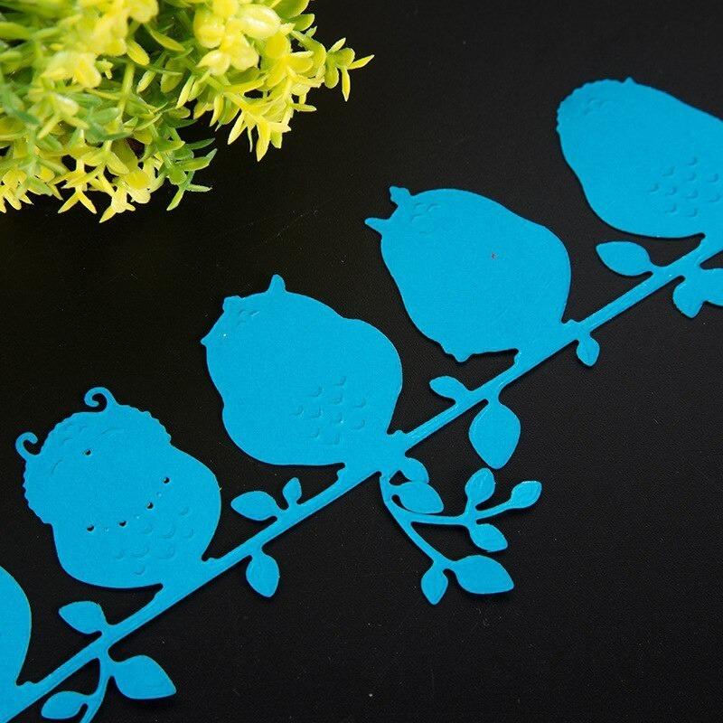 1pc Cute Owl Metal Embossing Cutting Dies DIY Carbon Steel Cutting Die Embossing Machine Die Cuts for Card Making