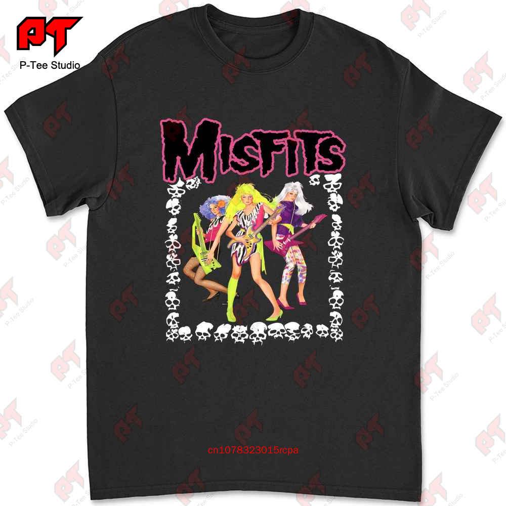 The Misfits Jem And Holograms Смешение Гленн Данциг Samhain 1980-е Редкая Футболка Q877