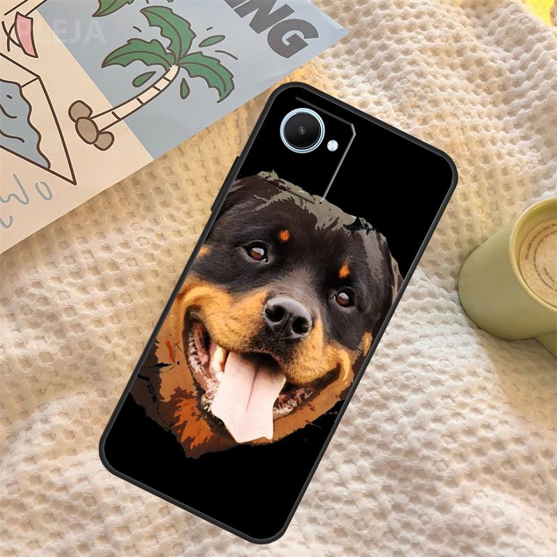 Rottweiler Dog Case For Realme GT6 GT7 Pro C67 C65 C63 C61 C55 C53 C51 C35 C71 C75 11 12 13 14 15 Pro Plus