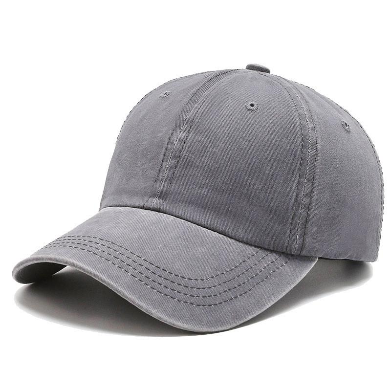 Korean Style Packable Cotton Baseball Cap With Breathable Design For Men And Women