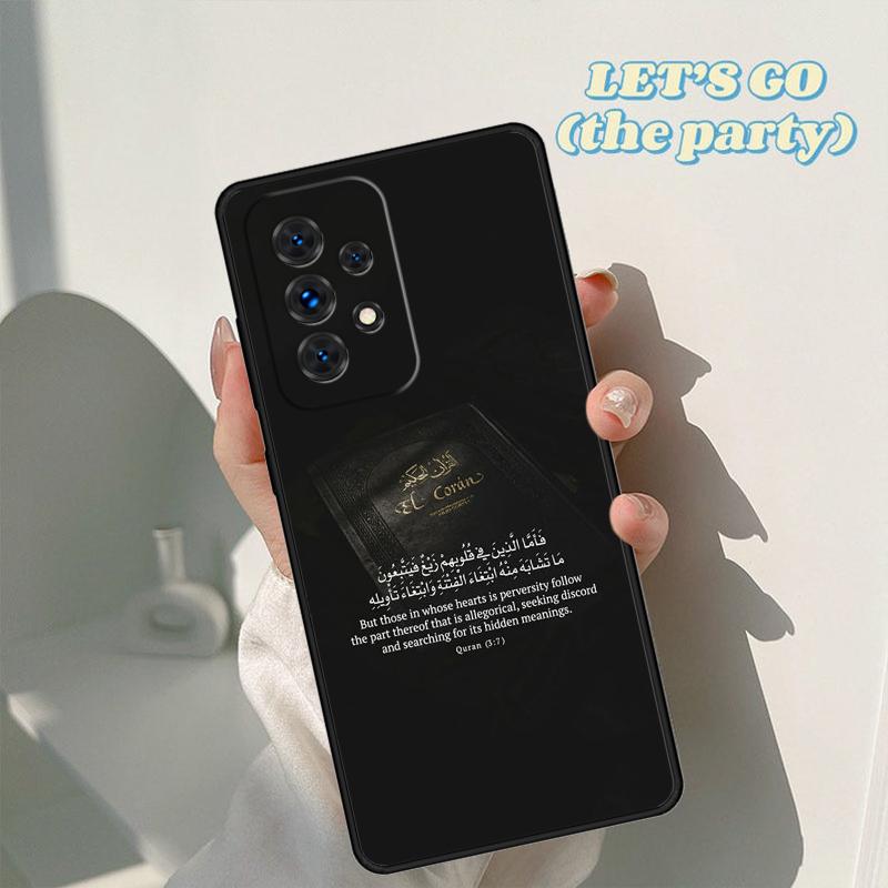 Мусульманская сура Ихлас Исламские цитаты чехол для телефона Для Samsung A42 A31 A40 A51 A71 A32 A80 A91 A52 A72 A20 A21S A50 A70 A11 A12 Чехол
