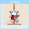 Soft Fluffy Teddy Bear Plush Toy Keychain Lovely Cartoon Animal Decoration