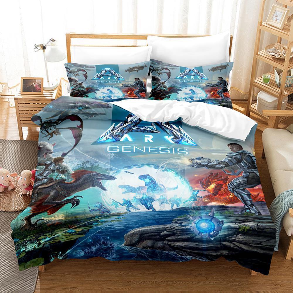 3D Печать Игра ARK Genesis Сезон Комплект Постельного Белья Односпальный Двуспальный Полный Королевский Кинг Размер Комплект Постельного Белья Подростковая Спальня Комплект Простыней Домашний Текстиль