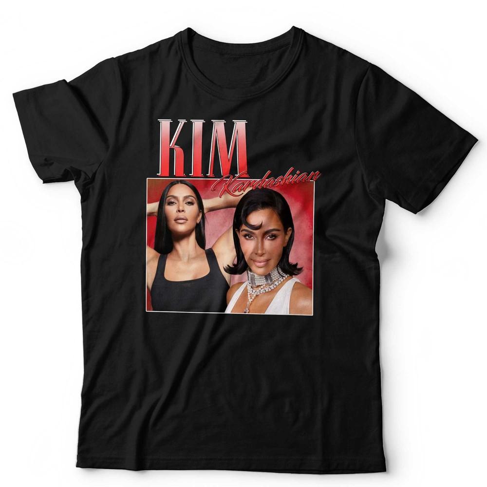Kim Kardashian TShirt Appreciation Throwback Homage Tee Stag Do Hen Celebrity
