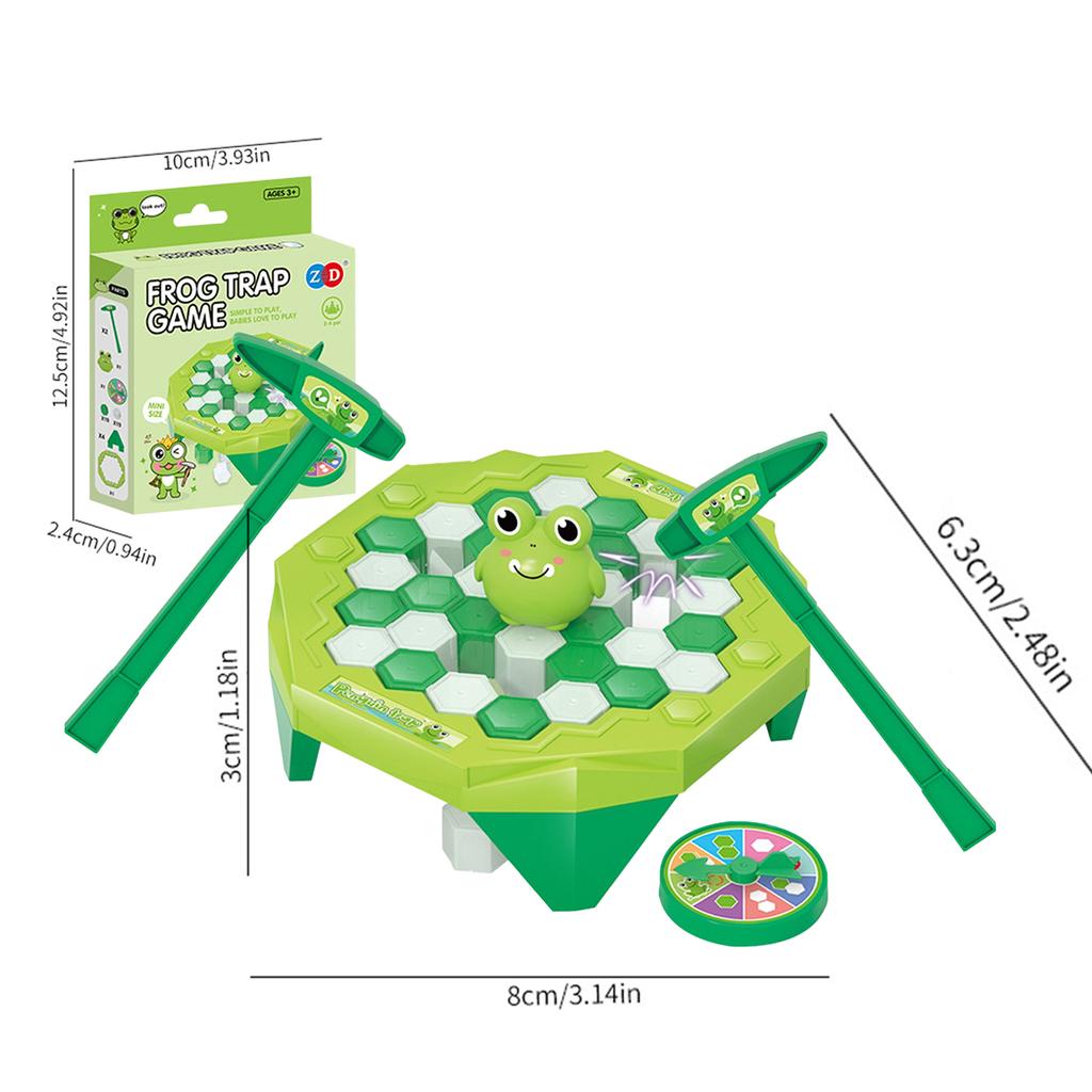 Save Penguin Ice Block Breaking Game Mini Penguin Trap/ Frog/ Duck Break Ice Game Set With Turntable For Parent-Child Toy