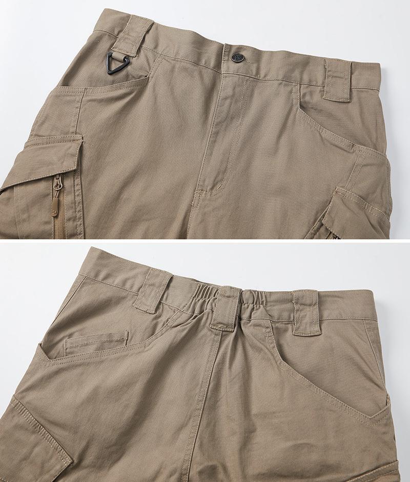 Мужские тактические военные брюки с множеством карманов, эластичные брюки карго, повседневные, 97% хлопок, для активного отдыха, походов, работы